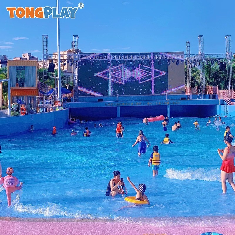 Tsunami Pool Outdoor Tsunami Wave Pool Fiberglass Steel Water Playground Equipment Video