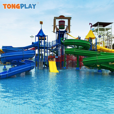 Creative Playground And Splash Park Fiberglass Indoor Aqua Playground