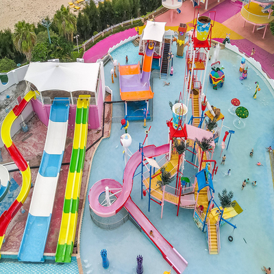 Large Venue Full Size Map Customized Factory Cheap Water Park Slide High-quality Outdoor Amusement Water Playground