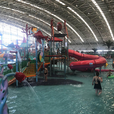Swimming Pool Water Play Equipment Fiberglass Plastic Playground & Splash Park