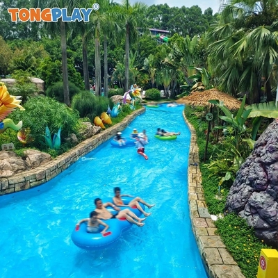 Isola di avventura in fibra di vetro Lazy River Commercial Lazy River Water Park