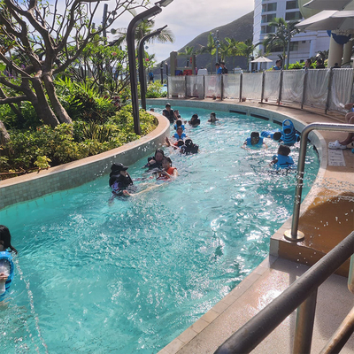 New Design Transparent Blue Waterpark Lazy River Tube Lazy River Water Park Tube