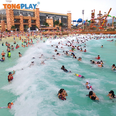 Glasvezel Tsunami Wave Pool Grote kunstmatige waterpark apparatuur