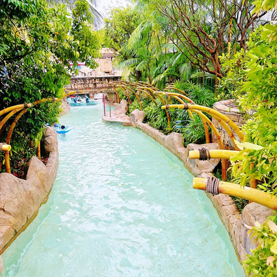 Hot Dip Galvanizing Eco-friendly High Capacity Tsunami Wave Pool for Water Park