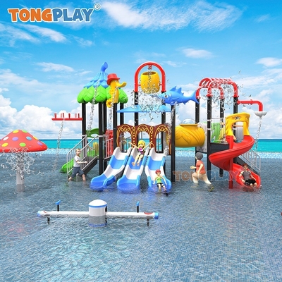 Amusement Park Plastic Water Play Equipment Slide Children Outdoor Playground Swimming Pool Water Park Entertainment