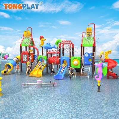 Plastic Water Slides for Amusement Park Combination Water Play Equipment Children Outdoor Playground for Kids &Adults
