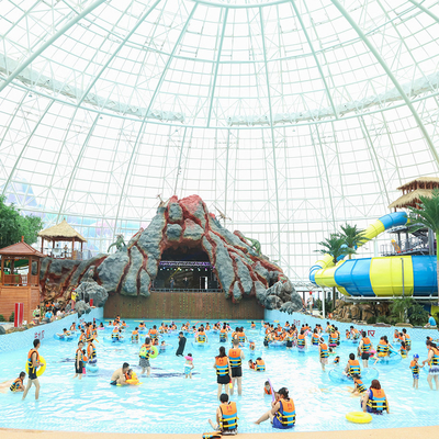 Piscina all'aria aperta con onde di vuoto Piscina commerciale con onde di nuoto Parco acquatico