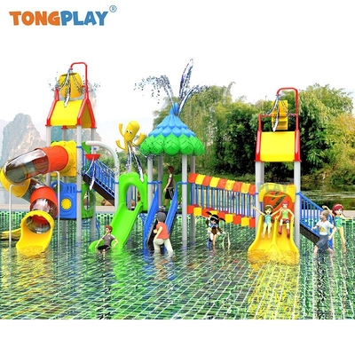 Wholesale Water Parks Equipment Plastic Slide Children Water Games Playground Pool Slide for Outdoor Water Play