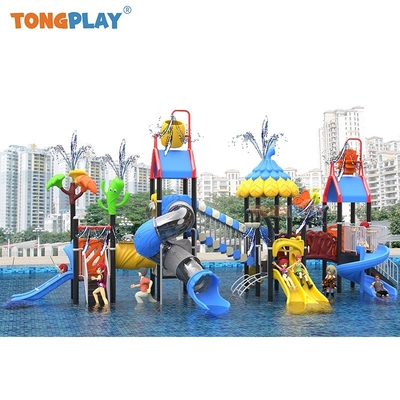 Children Amusement Park Aqua Play Kids Water Park Outdoor Playground Play Equipment Plastic Water Slide