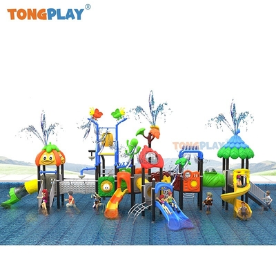 Outdoor Entertainment Multiplayer Amusement Park Equipment Commercial Water Playground Kids Water Park Plastic Slide