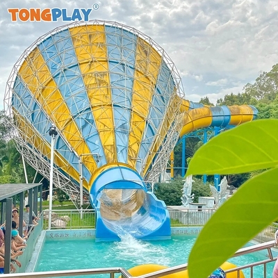 Custom Funny Games Big Speaker Slide Fiberglass Aqua Park Water Slide Tubes Water Play Equipment for Sale
