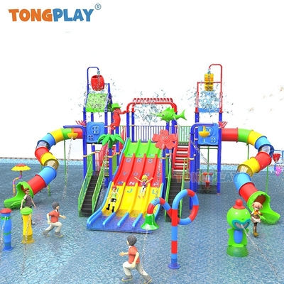 High Quality Amusement Plastic Slide Outdoor Playground Water Kids Water Skiing Floating Games Water Park Play