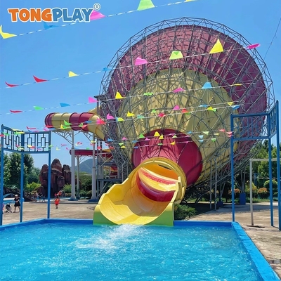 Swimming Pool Water Play Game Equipment Slide Water Playground Fiberglass Skin Raft Slides for Adults Children for Sale