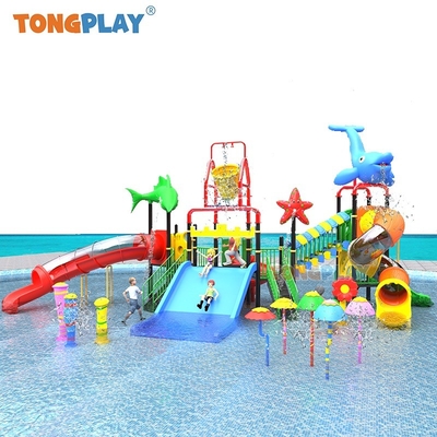 Tong Play Safe High Quality Kids Plastic Slide Kids Water Park Outdoor Playground Equipment
