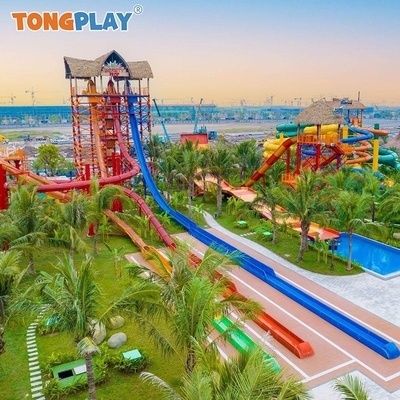 Wholesale Fiberglass Water Playground Games Water High Speed Body Slides for Family Water Park Equipment