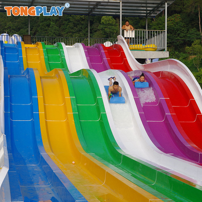 43mq -78mq Parco acquatico attrezzature di fibra di vetro Parco giochi scivolo