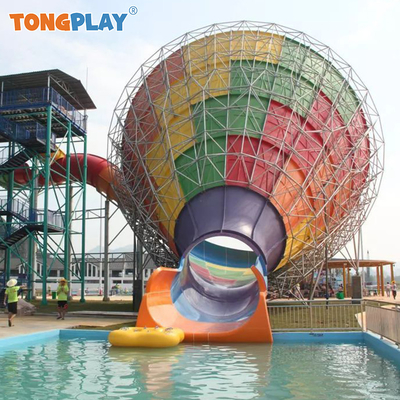 Aquatic Playground Water Slide Price Adult Swimming Pool Fiberglass Big Cyclone Slides for Sale