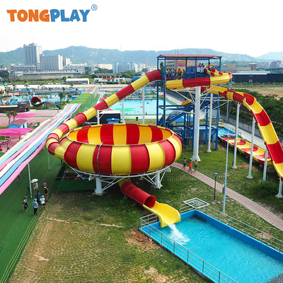 Bowl-shaped Slide Playground Open-air Water World Funny High-quality Direct Sales Water Slide Outdoor Amusement Water Playground