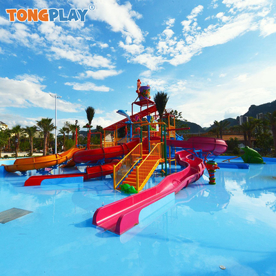 Parco acquatico in fibra di vetro scivolo attrezzature per giochi d'acqua divertimento intrattenimento casa d'acqua in vendita