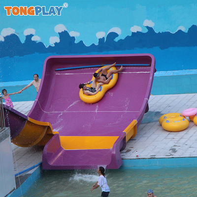 Water Splash Park Play Equipment Children Fiberglass Water Slide Manufacturer Customized Mini Boomerang Slide