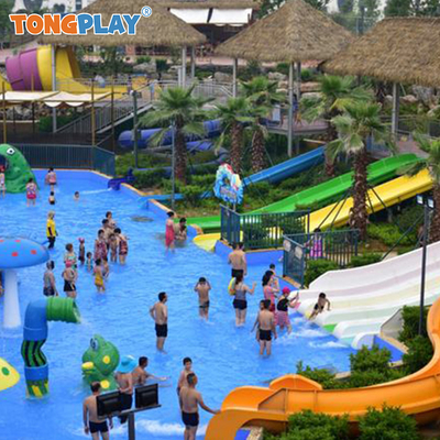 Customized Floating Water Park Equipment Children Water Slide for Swimming Pool Fiberglass Slide