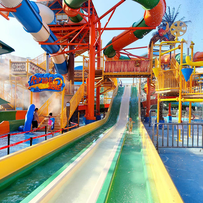 Fiberglass Pool Spiral Slide Commercial Water Play Equipment