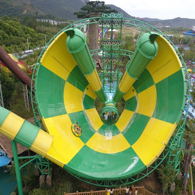 Aqua Park Design Commercial Water Theme Park Equipment for Adult Aqua World Attraction Super Typhon Slide
