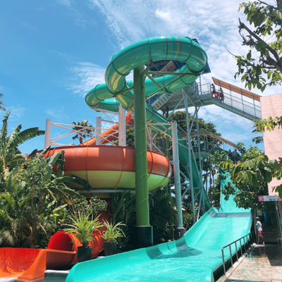 Commercial Cmwaterparks Water Park Equipment Water Slide Fiberglass Swimming Pool Slide for Adults