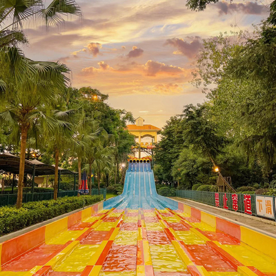 Outdoor Aqua Park Water Park Slide Fiberglass Water Slide Swimming Pool Slides for Kids and Adults