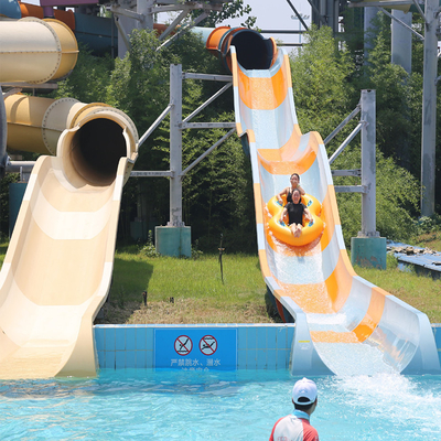 Hot Sale Aqua Park Playground Play Area Swimming Pool Equipment Fiberglass Water Slide for Sale