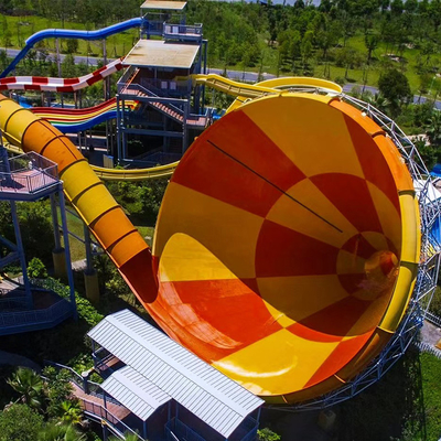 Aqua Park Design Commercial Water Theme Park Equipment for Adult Aqua World Attraction Super Typhon Slide