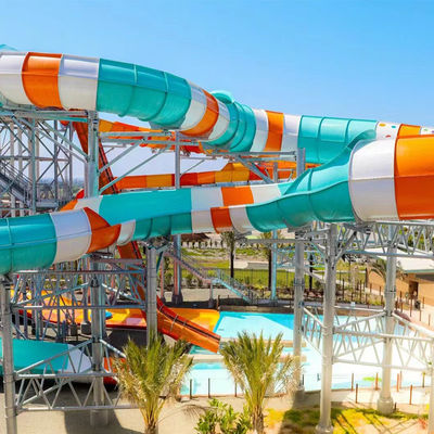 Creative Color Matching Practical Hot Selling High Quality Slide Amusement Equipment Outdoor Water Playground Water Park