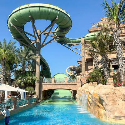 Kids Games Water Park Play Set Outdoor Entertainment Playground Slide for Children