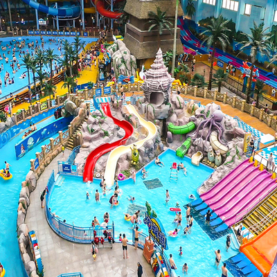 Water Park Wave Machine Malfunction Custom Design Lazy River Wave Pool Entertainment