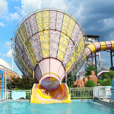 Commerical Swimming Pool Slide Fiberglass Water Park Slides for Outdoor
