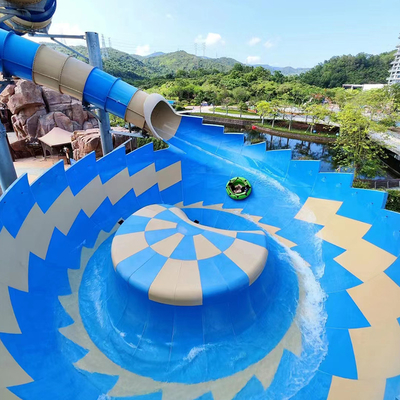 Outdoor Entertainment Space Bowl Water Slide Raft Water Slide Customized Color