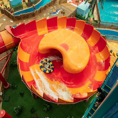 New Commercial Water Parks Slide Parts Design Fiberglass Water Bowl Slide Pieces for Sale
