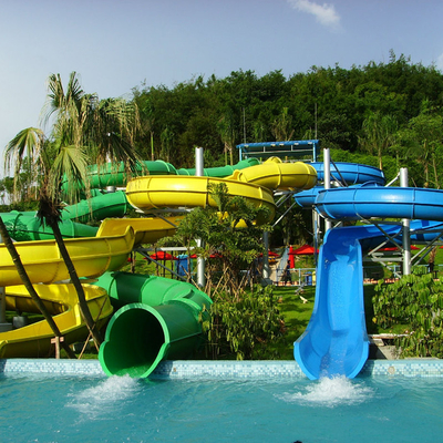 New Fiberglass Water Slides for Water Park Amusement Rides Manufacturer