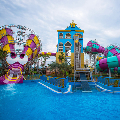 Fiberglass Water Slides Import From China Amusement Park Games Fiberglass Family Water Raft Slides