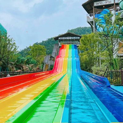 New Products Playground Equipment Slides Kids & Adult Outdoor Surf Rainbow Water Slide for Sale