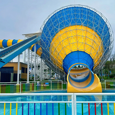 New Design Outdoor Holiday Resorts Waterpark Equipment Outdoor Attraction Waterpark Play EquipmentTyphoon Water Slide