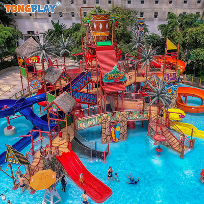 Commercial Fiberglass Water Slide for Outdoor Entertainment with 5m Height and 0.85m Diameter