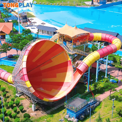 High Capacity Speed Water Slide for Outdoor Entertainment and Commercial Use in Water Amusement Parks