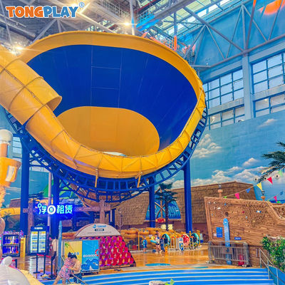Wholesale Supply Water Park Slide Fun Fair Equipment Typhoon Fiberglass Water Slide for Sale