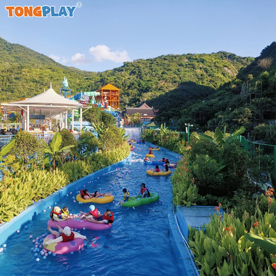 Eco-friendly Commercial Lazy River Water Park Equipment with 500kg Capacity for 10+ Passengers