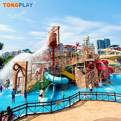 High Capacity Eco-friendly Commercial Water Slide with 12-month Warranty for Outdoor Water Parks