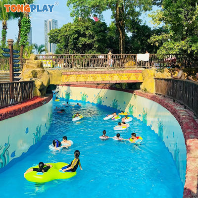 Commercial Fiberglass Lazy River Water Park Equipment with 500kg Capacity for 10+ Passengers and 12-month Warranty