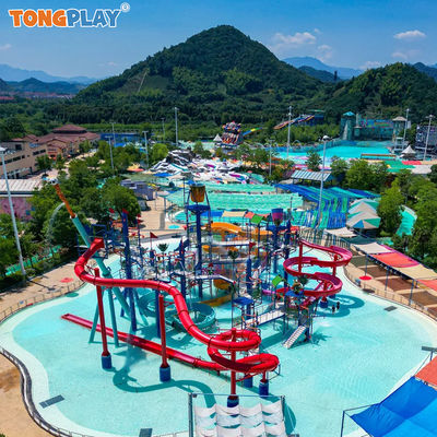 Customized Size Fiberglass Water Slide with 500kg Max Capacity and 12-month Warranty for Aqua Parks