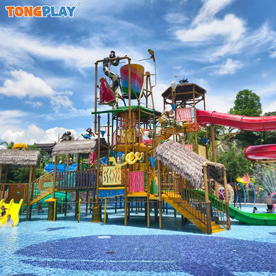 Thrilling Fiberglass Water Slide for Young Adults and Adults with Custom Color Options