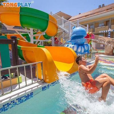 High-Capacity Spiral Water Slide with Max Capacity >500kg and Allowable Passenger >8 for Water Parks with 12-Month Warranty